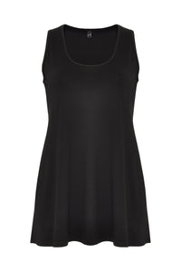 Singlet flare VISCOSE - black - #4