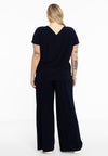 T-shirt double col en V DOLCET-shirt v-neck DOLCE - blue - #3