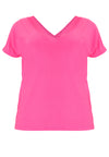 T-shirt double col en V DOLCET-shirt v-neck DOLCE - pink - #4