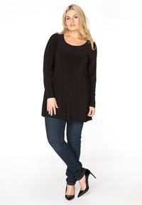 Tunic long sleeve flare DOLCE - black - #2