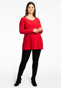 Tunic long sleeve flare DOLCE - red - #2
