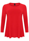 Tunic long sleeve flare DOLCE - red - #4