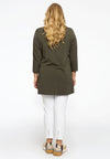 Tunic flare fit buttons COTTON - green - #3