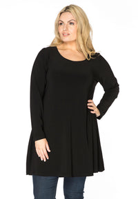Tunic wide bottom DOLCE - black - #1