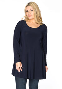 Tunic wide bottom DOLCE - blue - #1