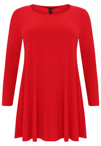 Tunic wide bottom DOLCE - red - #4
