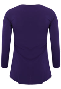 Tunic wide bottom DOLCE - purple - #5