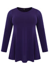 Tunic wide bottom DOLCE - purple - #4