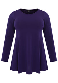 Tunic wide bottom DOLCE - purple - #4