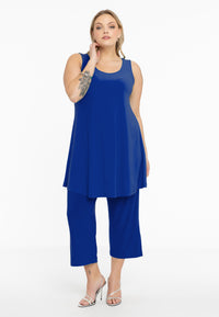 Cropped trousers splits DOLCE - indigo - #2