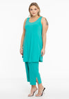 Cropped trousers splits DOLCE - turquoise - #4