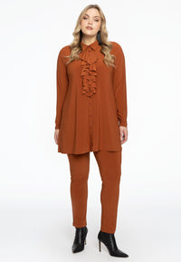 Pencil trousers DOLCE - mid brown - #2