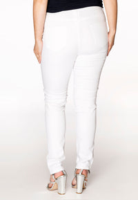 Shaping skinny jeans 5p - white - #2