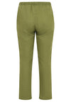 Trousers waist cord LINEN - green - #4