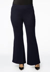 Boot-cut pants INTERLOCK - blue - #2