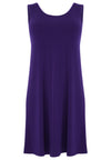 Dress sleeveless wide DOLCE - purple - #4