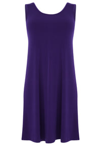 Dress sleeveless wide DOLCE - purple - #4