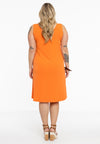 Dress sleeveless wide DOLCE - orange - #3