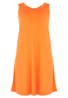 Dress sleeveless wide DOLCE - orange - #4