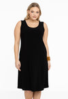 Dress sleeveless wide DOLCE - black