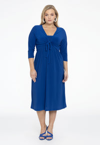 Dress spaghetti elastic waist DOLCE - indigo - #5