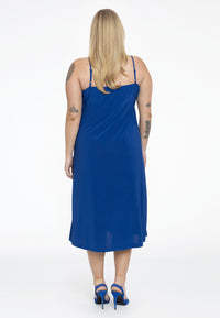 Dress spaghetti elastic waist DOLCE - indigo - #3