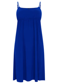 Dress spaghetti elastic waist DOLCE - indigo - #4