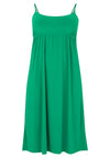 Dress spaghetti elastic waist dolce - Vert