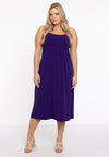 Dress spaghetti elastic waist dolce - Violet