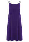 Dress spaghetti elastic waist DOLCE - purple - #4