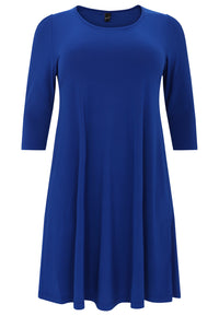 Dress A-line DOLCE - indigo - #4