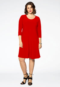 Dress A-line DOLCE - red - #2