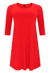 Dress A-line DOLCE - red - #4