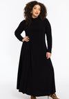 Dress full length turtleneck DOLCE - black - #4