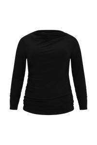 Tunic asymmetric pleats DOLCE - black - #3