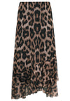 Skirt frill LEOPARD - brown - #4