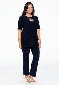 Tunique flare avec anneau DOLCETunic flare ring DOLCE - blue - #2