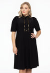 Dress with studs DOLCE - black