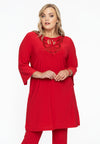 Tunique avec perles DOLCETunic beads DOLCE - red - #2