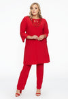 Tunique avec perles DOLCETunic beads DOLCE - red - #1