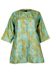 Jacket Brocade - green - #4