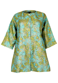 Jacket Brocade - green - #4