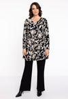 Tunic V-neck Pleat NORALY - black - #1