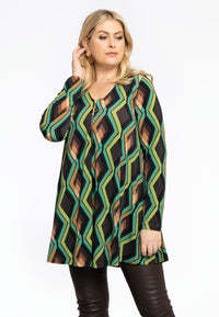 Tunique Swing á fermeture éclair GATSBYTunic Swing Zipper GATSBY - brown - #2