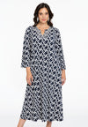Dress V-neck COLLIER - blue - #2
