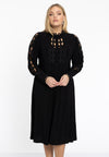 Dress buttoned DOLCE - black
