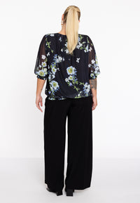 Tunic smocked cuffs BLUETT - black - #3