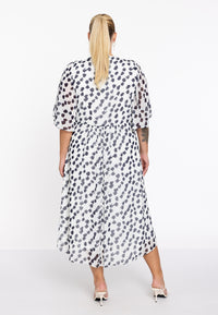 Robe avec dentelle PEGGYDress lace PEGGY - ecru - #3