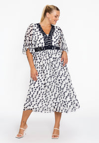 Robe avec dentelle PEGGYDress lace PEGGY - ecru - #2