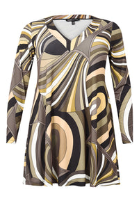 Tunic wide bottom EMILY - light green - #3